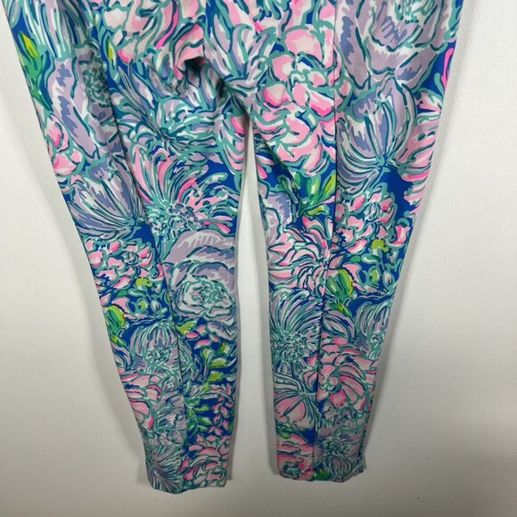 Lilly Pulitzer Kelly High Rise Knit Skinny Ankle Pant Size 2 Tropical‎ Colorful - Picture 8 of 10